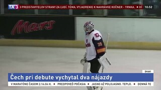 Brankár Čech vymenil trávnik za ľad, na konte má prvé víťazstvo
