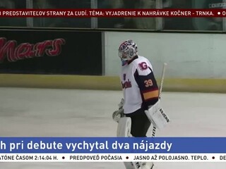 Brankár Čech vymenil trávnik za ľad, na konte má prvé víťazstvo