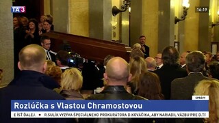 V Prahe sa naposledy rozlúčili s herečkou V. Chramostovou