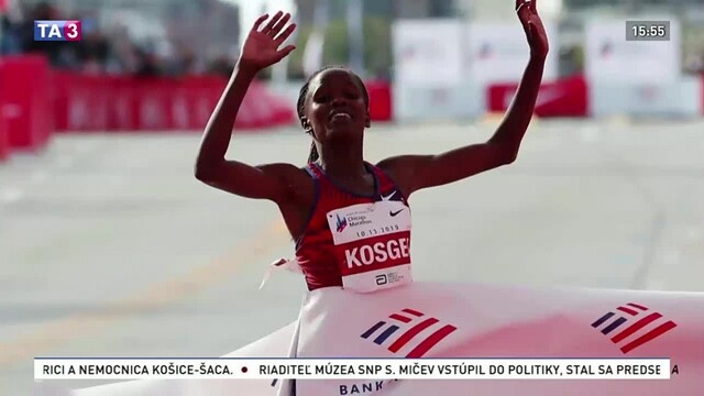 Nový svetový rekord v maratóne, Kosgeiová ho prekonala v Chicagu