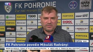 Nováčik opäť vymenil trénera, Pohronie povedie Radványi