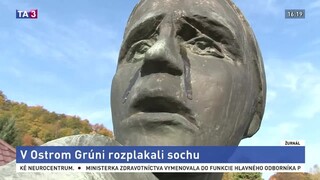 Aktivisti rozplakali sochu, chcú upozorniť na nárast extrémizmu