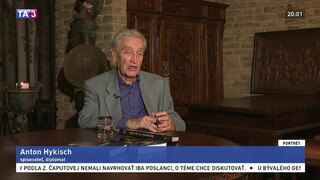 Portrét spisovateľa a diplomata Antona Hykischa