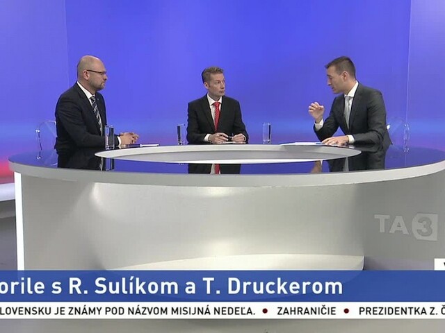 Predseda vlády o kauze Gorila / O Gorile s V. Remišovou a E. Tomášom / O Gorile s R. Sulíkom a T. Druckerom / Politické dianie očami politológa