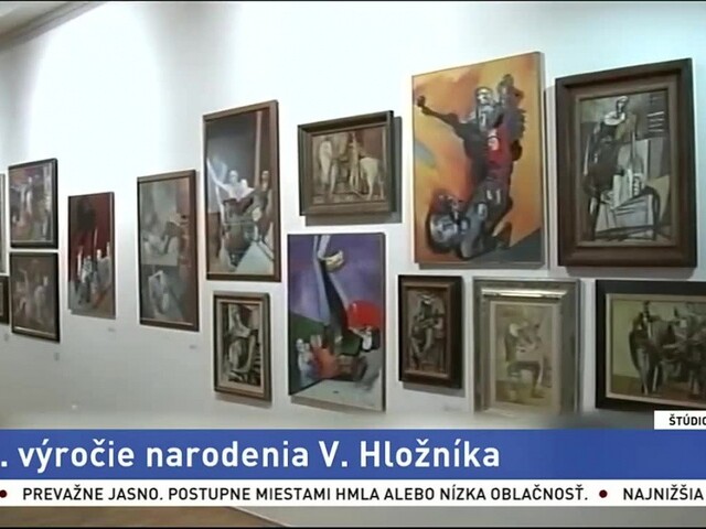 100. výročie narodenia V. Hložníka / Avi Avital opäť v Bratislave / Lucia Oleňová v ATELIERI XIII / Otvára abstraktné dvere vnímania / Elína Garanča v Bratislave