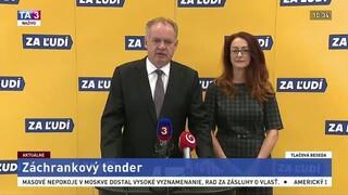 TB A. Kisku a A. Letanovskej o záchrankovom tendri