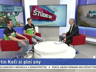 ŠTÚDIO TA3: Pretekári M. Koči a R. Mozner o jazdení rely