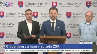 TB hnutia OĽANO o údajnom zlyhaní riaditeľa ŽSR