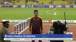 Slovensko má bronz, vybojoval ho v Číne chodec Úradník