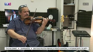 Portrét huslistu Jána Berkyho Mrenicu