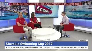 ŠTÚDIO TA3: B. Grznárová a I. Šulek o Slovakia Swimming Cupe 2019