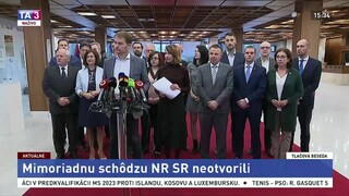 TB OĽANO a SaS o neodvolaní podpredsedu NR SR M. Glváča