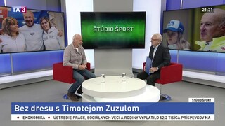 ŠTÚDIO ŠPORT: Bez dresu s Timotejom Zuzulom