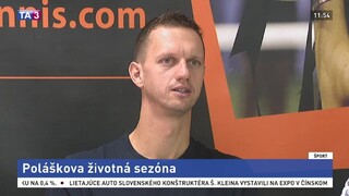 Tenista F. Polášek o svojej životnej sezóne