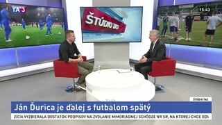 ŠTÚDIO TA3: Futbalista J. Ďurica o futbale a šanciach Slovana