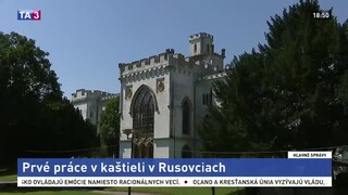 Práce na kaštieli v Rusovciach začali, z areálu spravia anglický park