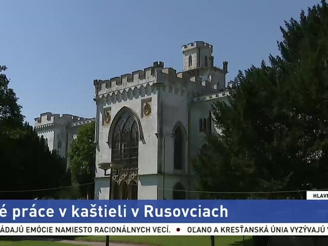 Práce na kaštieli v Rusovciach začali, z areálu spravia anglický park