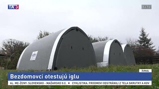 Košice testujú iglu pre bezdomovcov, majú ich ochrániť pred mrazom