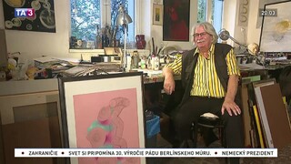 Portrét akademického maliara Slavomíra Brezinu