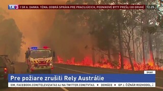 Štát vyhlásil stav núdze, pre požiare zrušili Rely Austrálie