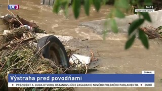 Pre výdatné lejaky hrozia povodne. V týchto okresoch platia výstrahy