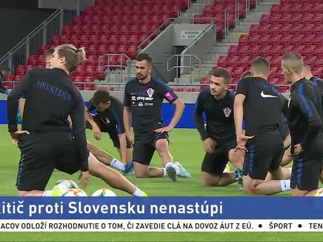 Chorvátsky futbalista Rakitič proti Slovensku nakoniec nenastúpi