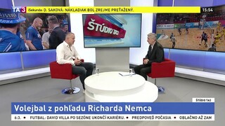 ŠTÚDIO TA3: Tréner R. Nemec o volejbale na Slovensku