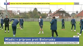 Mladíci absolvujú generálku s Bieloruskom, neskôr ich čaká Gruzínsko