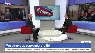 ŠTÚDIO TA3: G. Futó o verejných vypočúvaniach v USA