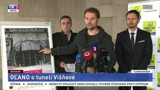 TB hnutia OĽANO o tuneli Višňové