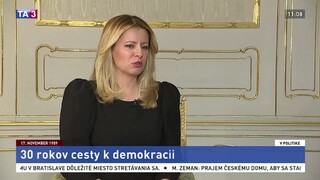 K slobode je potrebná aj zodpovednosť, zdôrazňuje prezidentka