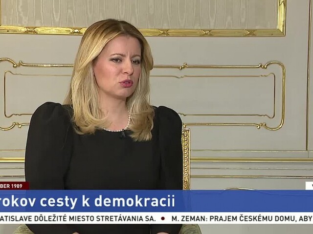 K slobode je potrebná aj zodpovednosť, zdôrazňuje prezidentka