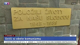 Obetiam komunizmu zložili vence, prišli aj príbuzní obetí