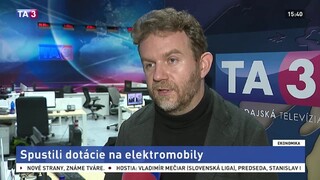 Analytik M. Jesný o dotáciách na elektromobily
