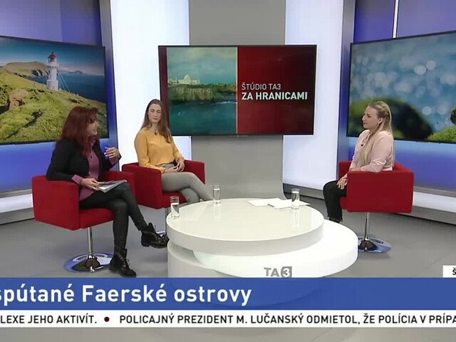 ŠTÚDIO TA3 Za hranicami: D. Krume a A. M. Kocúnová o Faerských ostrovoch
