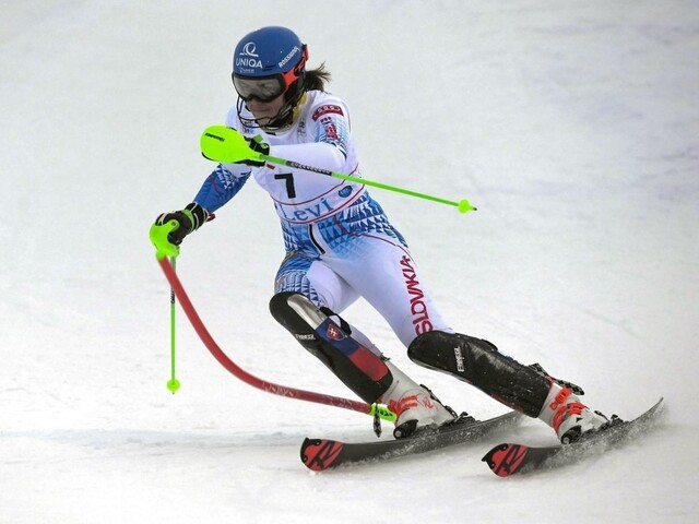 Nádej stroskotala. Vlhová 2. kolo nedokončila, vyhrala Shiffrinová