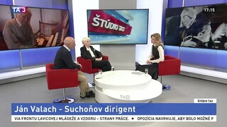 ŠTÚDIO TA3: D. Štilichová a S. Vallo o dirigentovi J. Valachovi