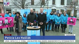 Predstavitelia koalície PS/Spolu o petícii za prijatie Lex Haščák