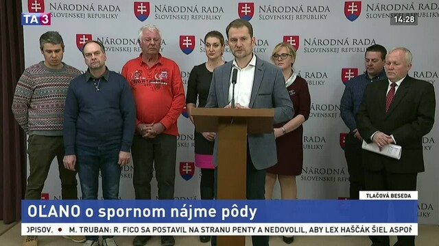 TB predstaviteľov OĽANO o spornom nájme pôdy