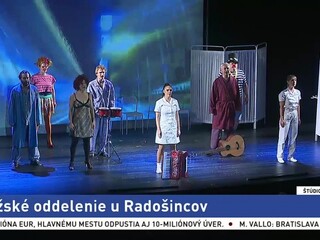 Zomrela herečka Monika Potokárová / Umenie opäť pomáhalo  / 100 rokov Konzervatória v Bratislave / Čaro zimy a fašiangov podľa Kompánka / Mužské oddelenie u Radošincov / Hranica dažďa Katky Koščovej