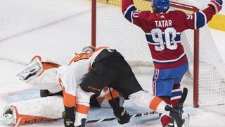NHL: Tatar dvakrát skóroval, Montreal však natiahol sériu prehier
