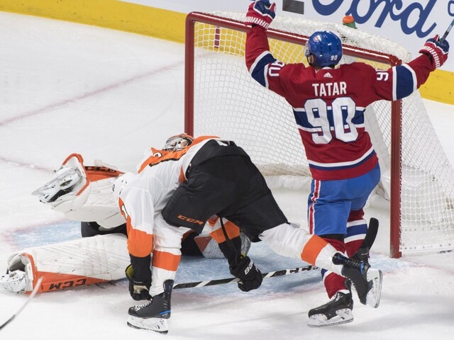 NHL: Tatar dvakrát skóroval, Montreal však natiahol sériu prehier