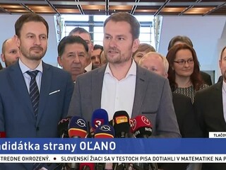 TB predstaviteľov strany OĽANO o kandidátnej listine