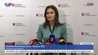 TB ministerky A. Kalavskej o odmietnutí stratifikácie a ponúknutí postu