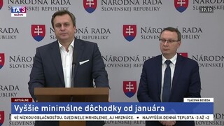 TB A. Danka o vyšších minimálnych dôchodkoch