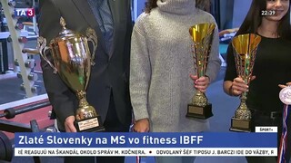 Medaily máme aj vo fitness, na MS ich vybojovali Slovenky