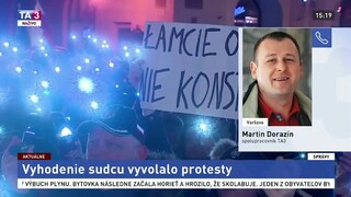 Spolupracovník TA3 M. Dorazín o proteste v Poľsku