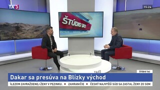 ŠTÚDIO TA3: Motocyklový pretekár I. Jakeš o Dakare na Blízkom východe