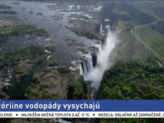 Vodopády sa zmenšili pre sucho, turistický ruch zažíva krízu