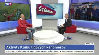 ŠTÚDIO TA3: Bývalý futbalista T. Medveď o Klube ligových kanonierov